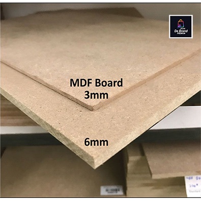 Papan MDF board DIY thickness 3mm 6mm | Shopee Malaysia