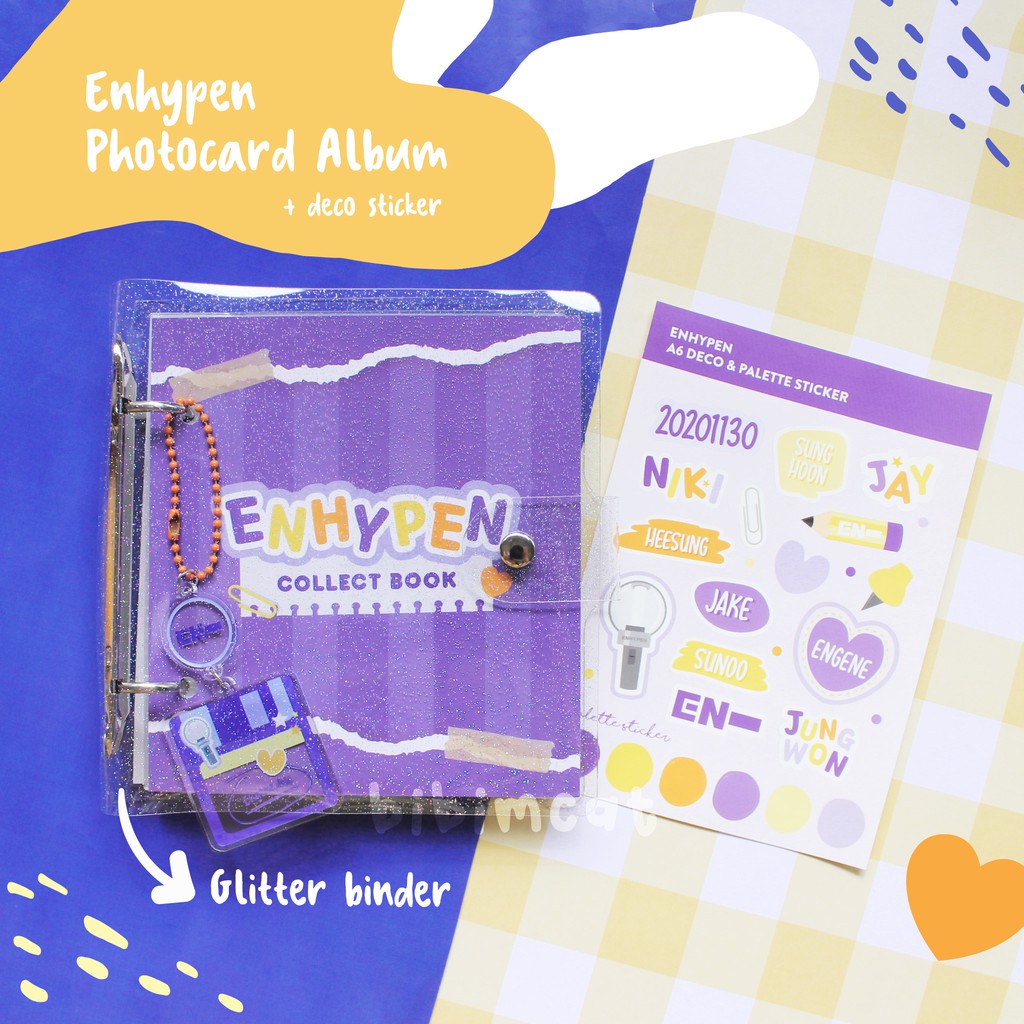 Kpop Enhypen Photocard Binder Album Set / Photocard Enhypen | Shopee