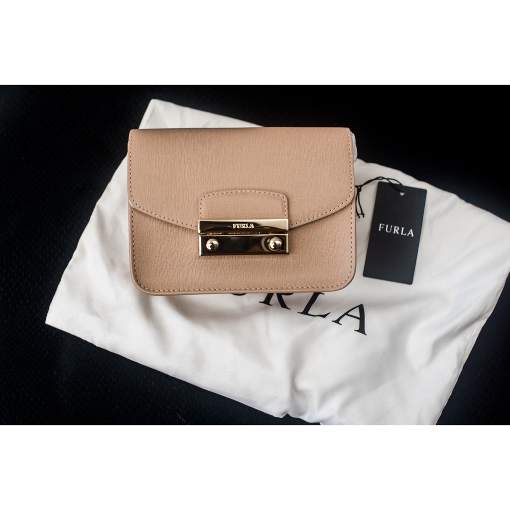 In het algemeen Museum boekje Guaranteed Authentic Furla Julia Mini Crossbody Moonstone Pink 889986 |  Shopee Malaysia