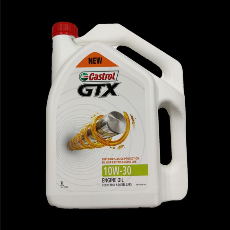 Castrol GTX 10W 30 / 10W30 / 10W-30 engine oil / motor oil (3L ...