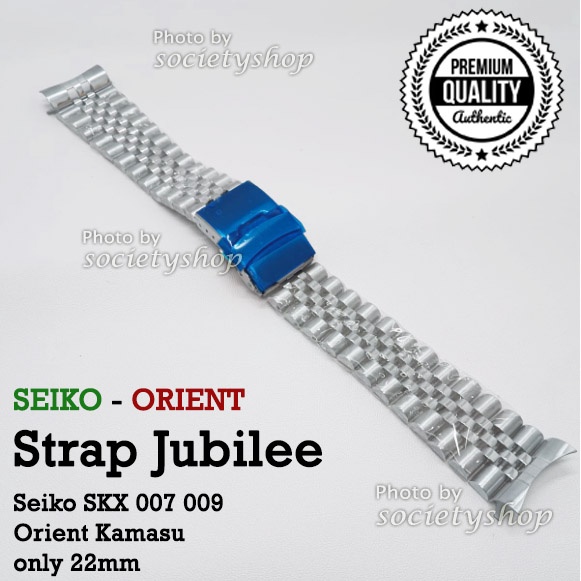 Jubilee STRAP Chain Watches Seiko Orient Kamasu 22mm SKX 007 009 Oyster  Watch Stainless Steel Rante STRAP | Shopee Malaysia