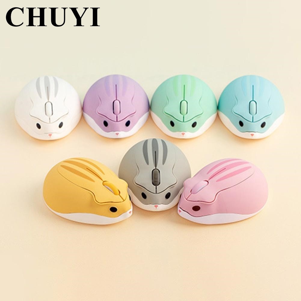Hamster 2.4GHz Wireless Mouse 4000DPI USB Optical Botuli Original Mouse Cute Sheikh Gaming Gift Mice