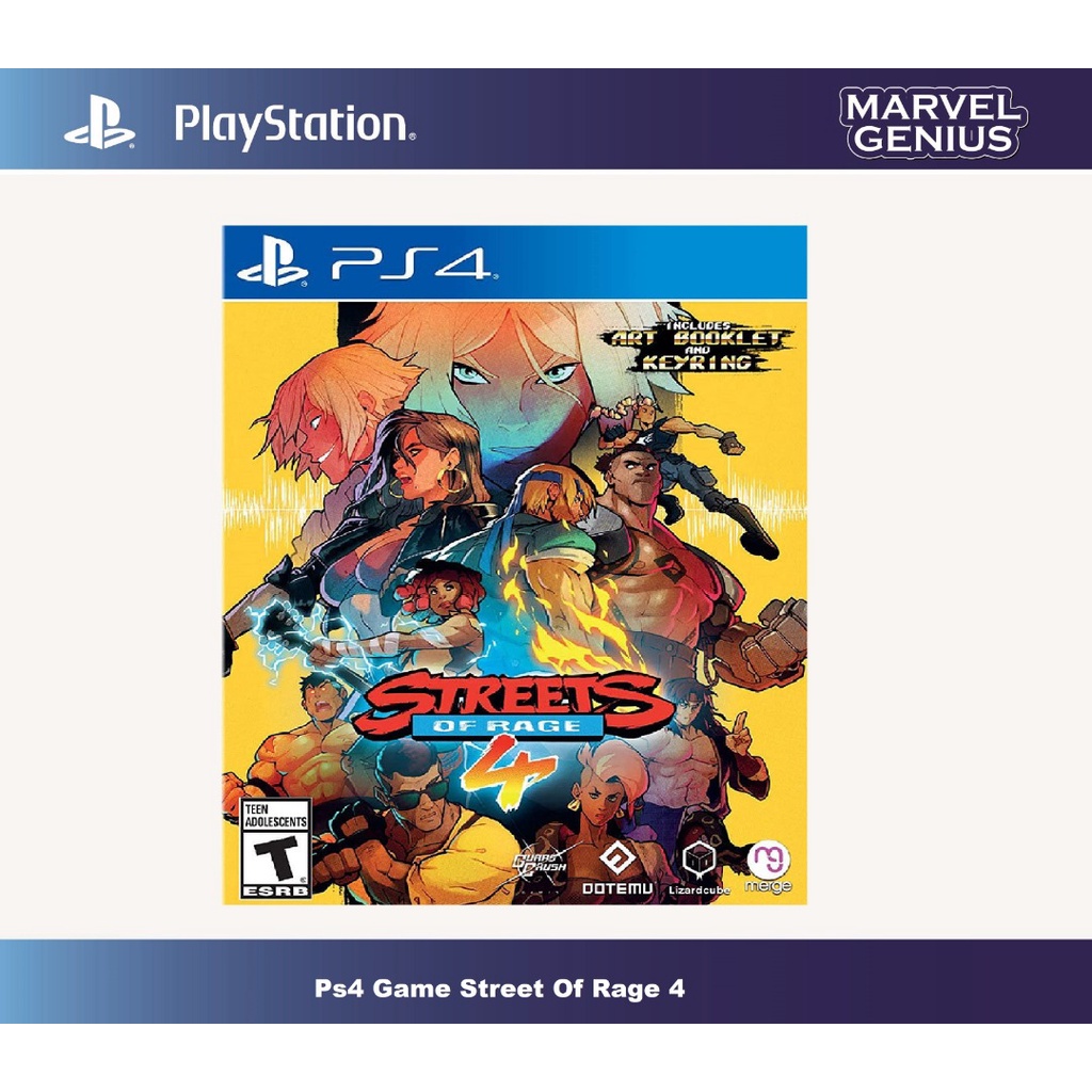 Ps4 Game Street Of Rage 4 Standard Streets Of Rage 4 Anniversary Edition English New