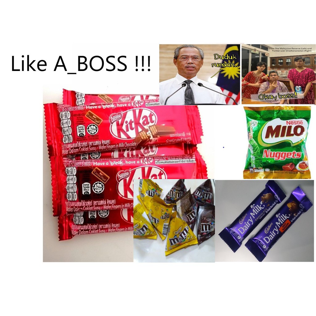 KITKAT 1 piece>RM 0.88 !!!!!!! Kitkat+Cadbury+M&M choco/peanut > 1 piece ^^ , Rumah_Duduk DIAM-DIAM > Makan -)