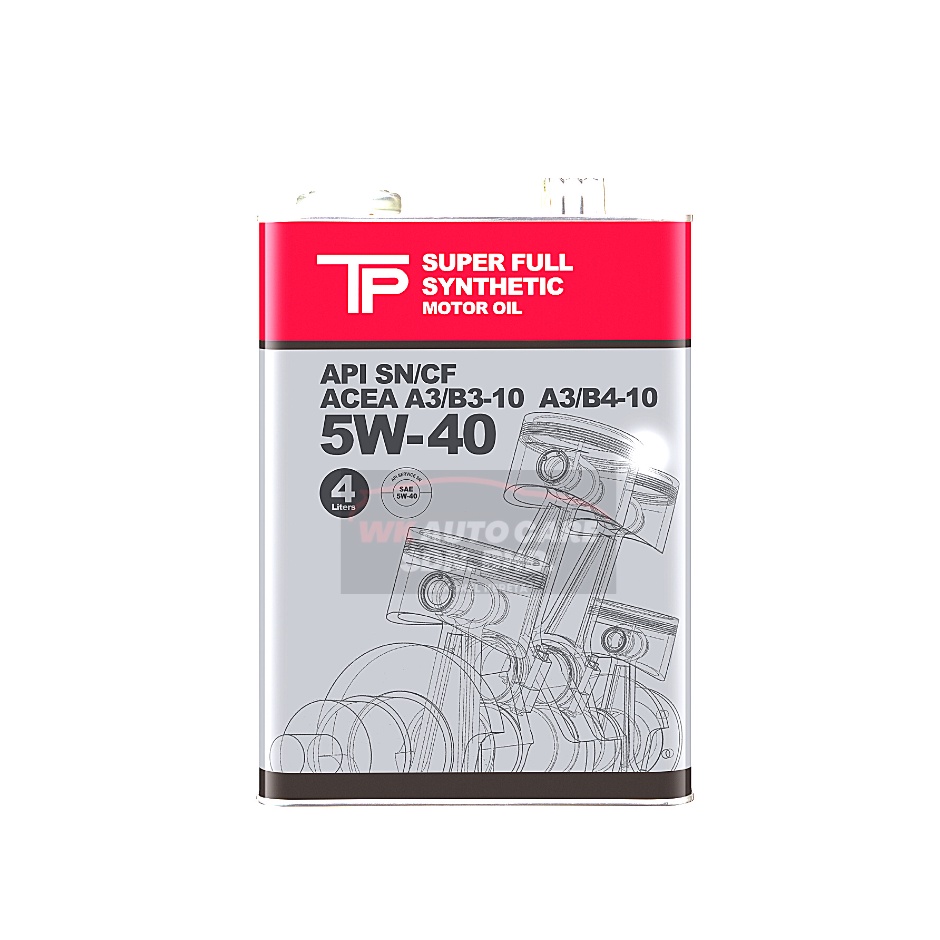 TP Motor Oil Super Full Synthetic 5W40 - Product of Japan