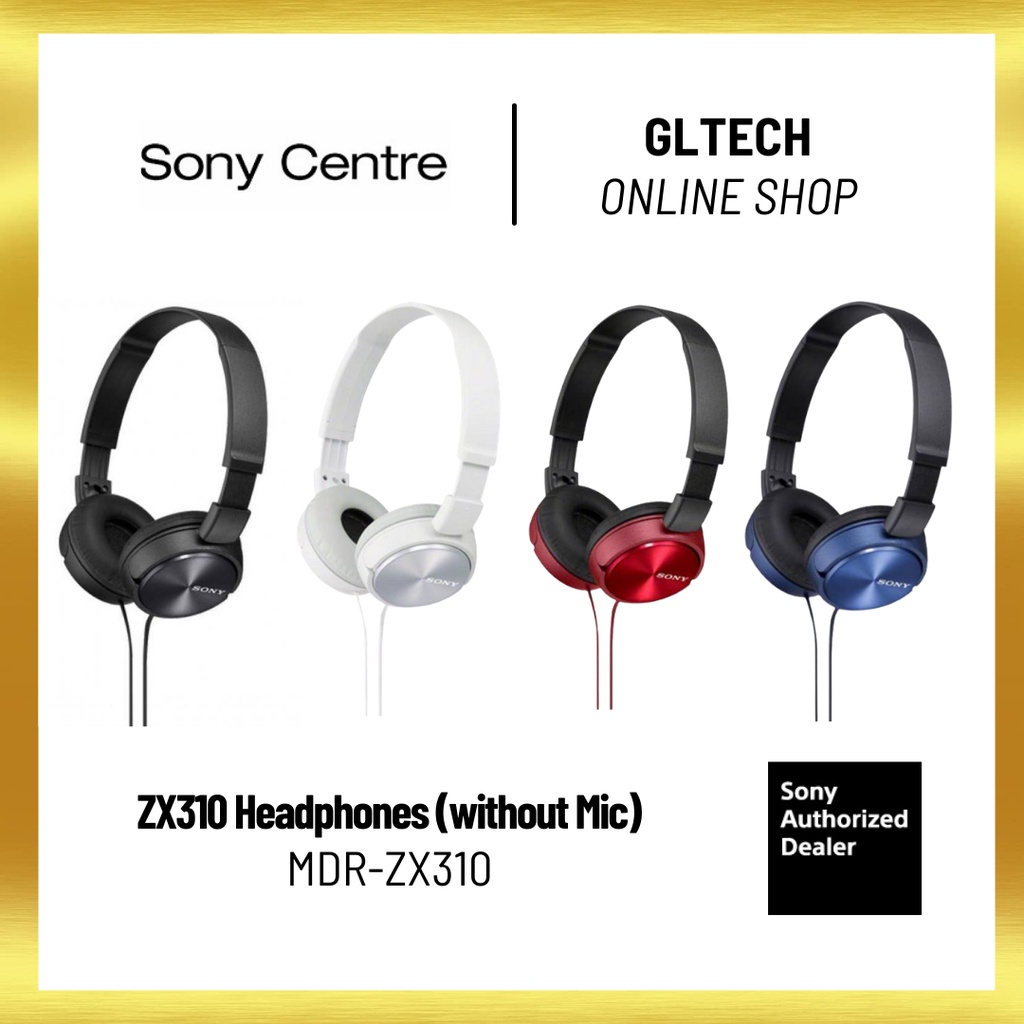 Sony Mdr Zx310 Zx310 Headphones Without Mic Shopee Malaysia 4336