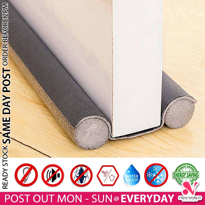 《 》 95CM Dust Sound Wind Insect Proof Blocker Door Twin Guard Stopper Strip Foam Rubber Penutup Bawah Pintu 门缝封条