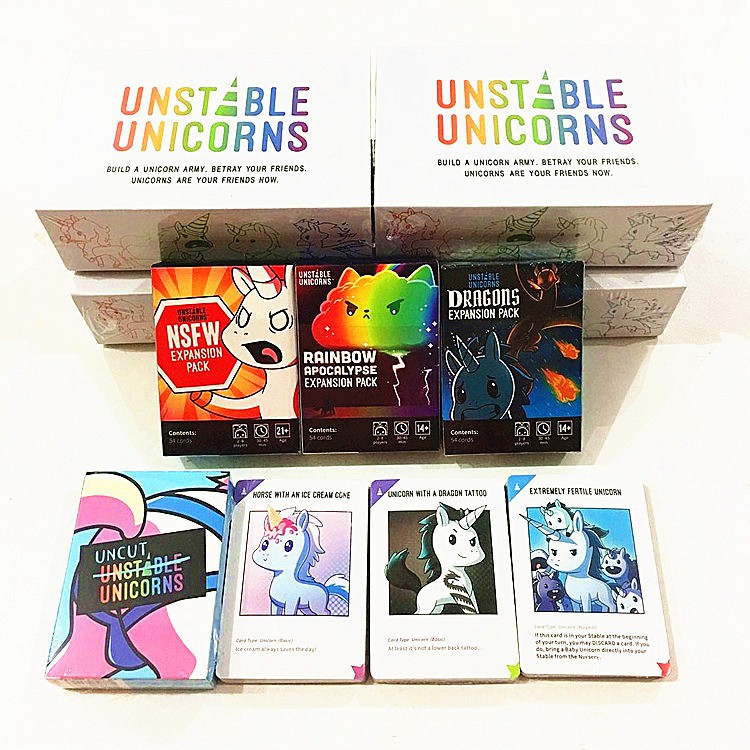 Единорог настольные игры. Unstable Unicorns. Нестабильные Единороги. Uncut Unicorns. Нестабильные Единороги игра.