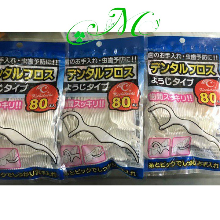 Flossing bag 80 pieces Easy and highly effective oral hygiene Imported from Japan Shopee