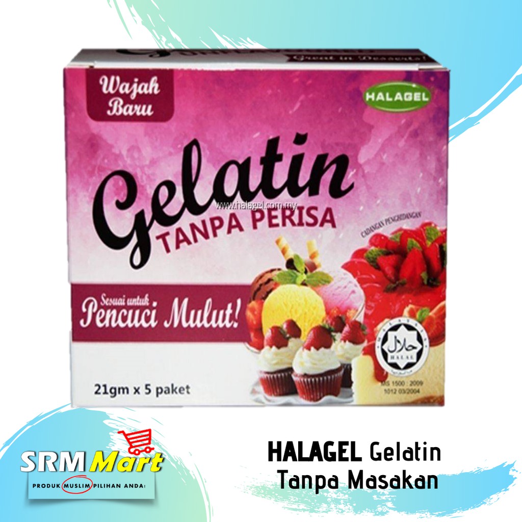 HALAL GELATIN Tanpa perisa [21g x 5pack] Shopee Malaysia