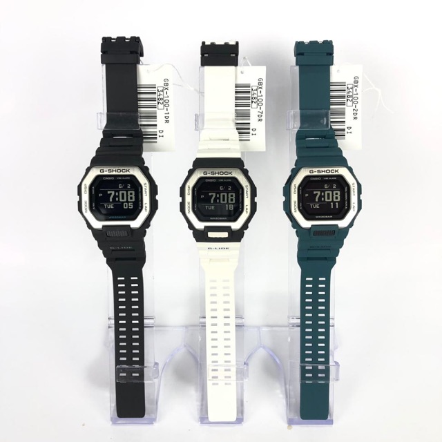 Casio G Shock Tide Graph Mip Lcd Bluetooth G Lide Gbx 100 Series Shopee Malaysia