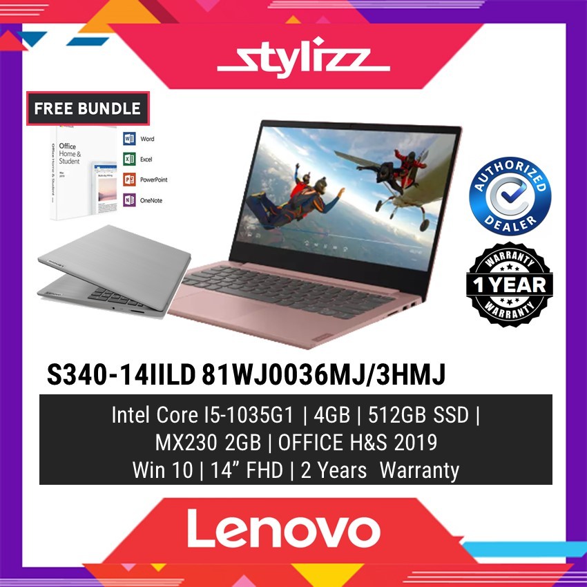 Lenovo Ideapad S340 14iild 81wj0036mj 81wj003hmj 14 Laptop I5 1035g1 4gb 512gb Ssd H S 14 Fhd W10 Shopee Malaysia