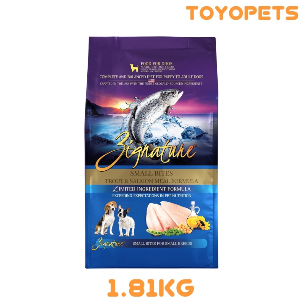 Zignature Trout & Salmon Formula (Small Bites) 1.81kg