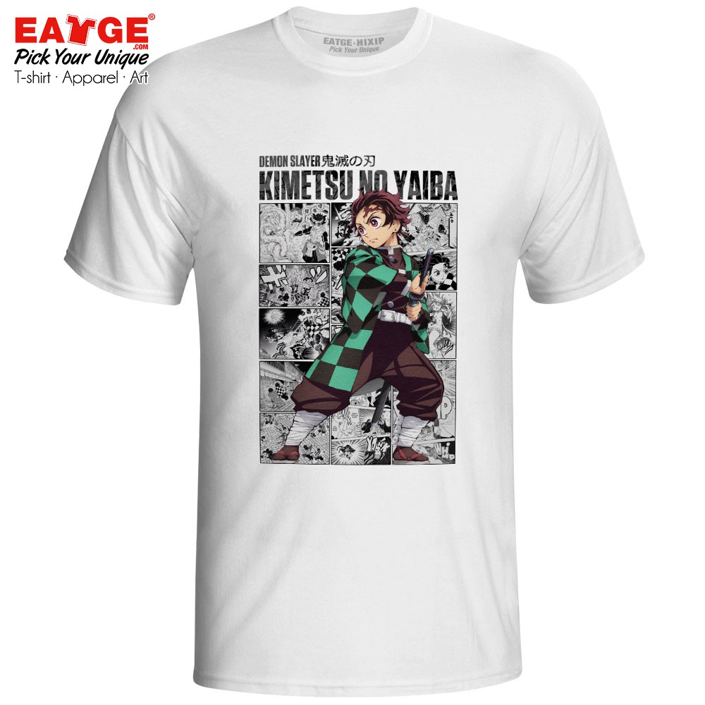 Kamado Tanjirou T Shirt Anime Kimetsu No Yaiba Manga Demon Slayer Shopee Malaysia