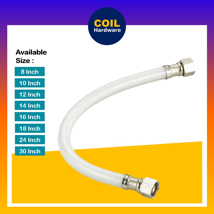 PVC High Pressure Flexible Braided Hose (15cm 120cm) Shopee Malaysia