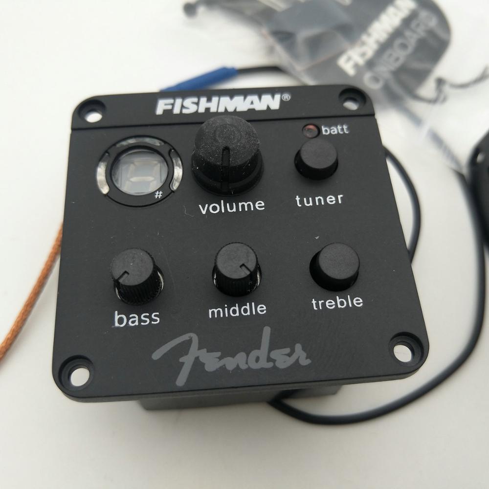 Fishman ISYS EQ Tuner Piezo Pickup Preamp System for Acoustic Guitar