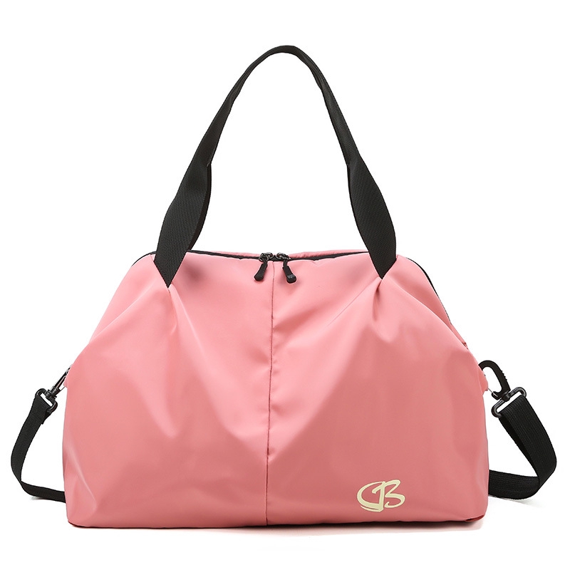 Travel Luggage Duffle Bag Lightweight Portable Handbag Pink Crab Print Large Capacity Waterproof Foldable Storage Tote