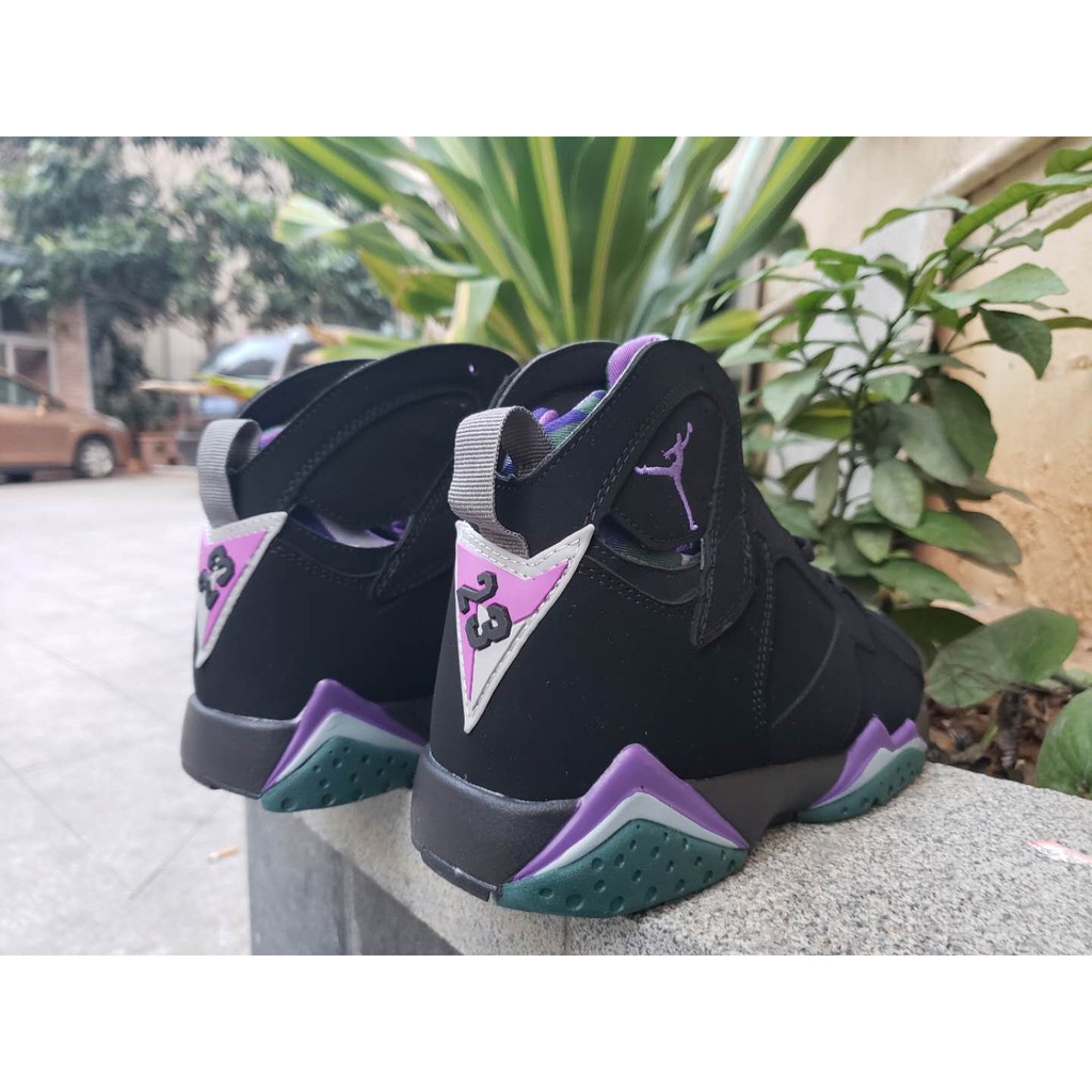 jordan 7 black and purple