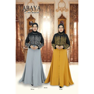 Abaya Gamis Arab Jetblack Hadkantorsekolah Ut Shopee Malaysia