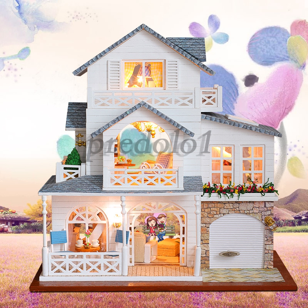 little town wooden dolls house furniture