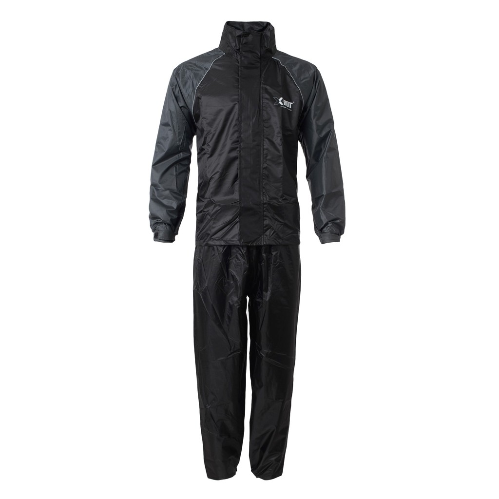 Raincoat Motorcycle XDOT RC03 RainTech (BLACK) Shopee Malaysia