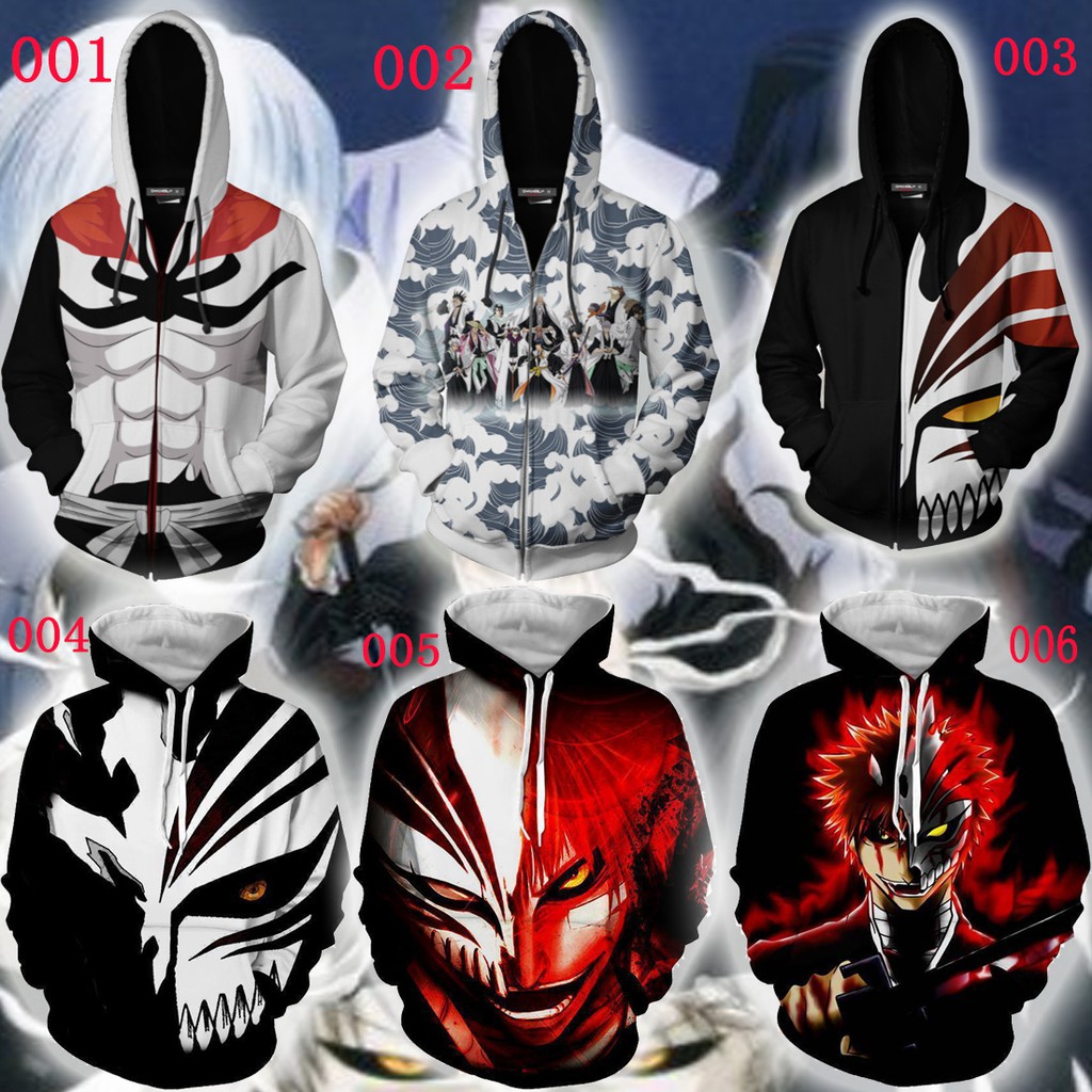 bleach anime hoodie