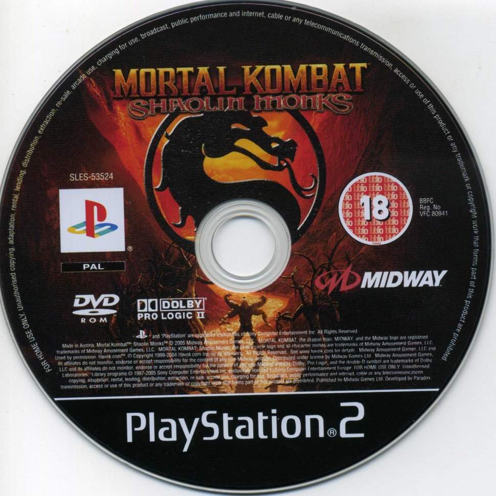 Ps2 Mortal Kombat Shaolin Monks Shopee Malaysia 