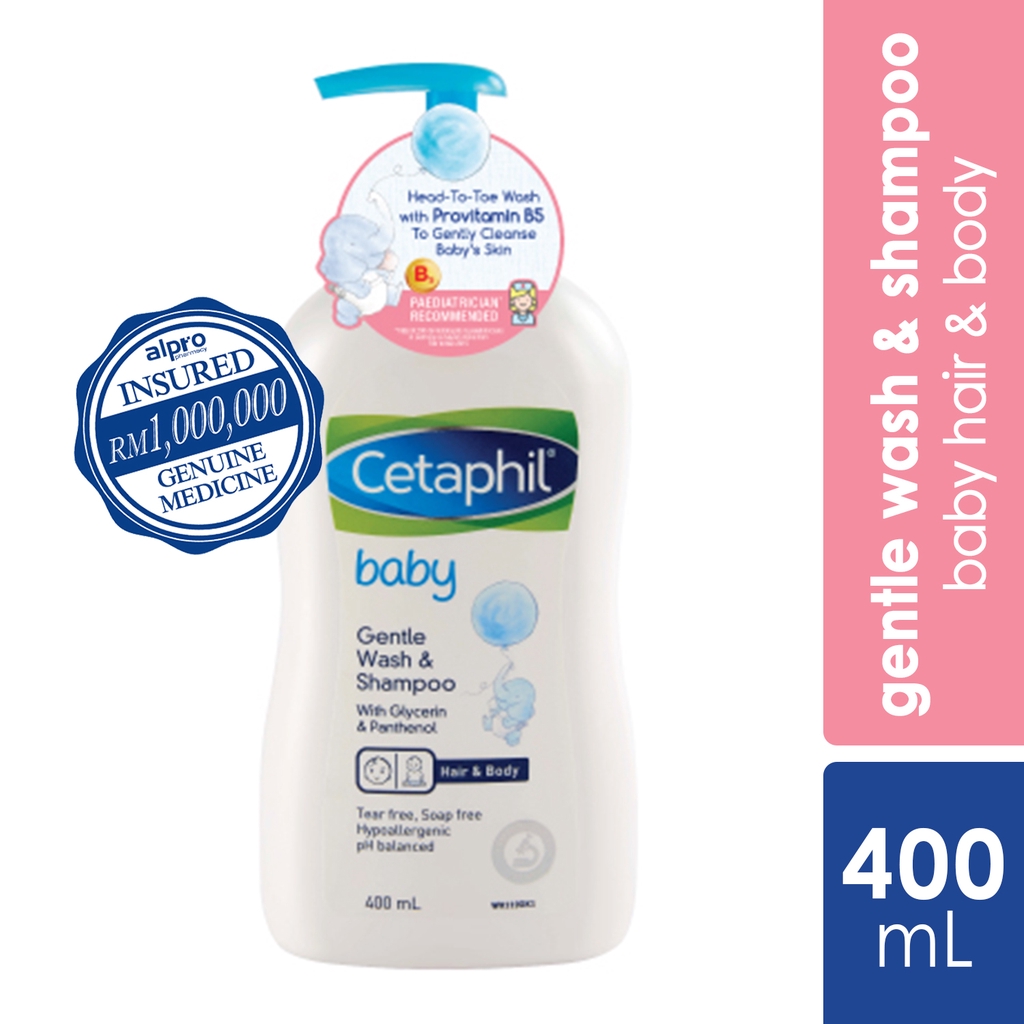 Cetaphil Baby Wash & Shampoo 400ml Shopee Malaysia
