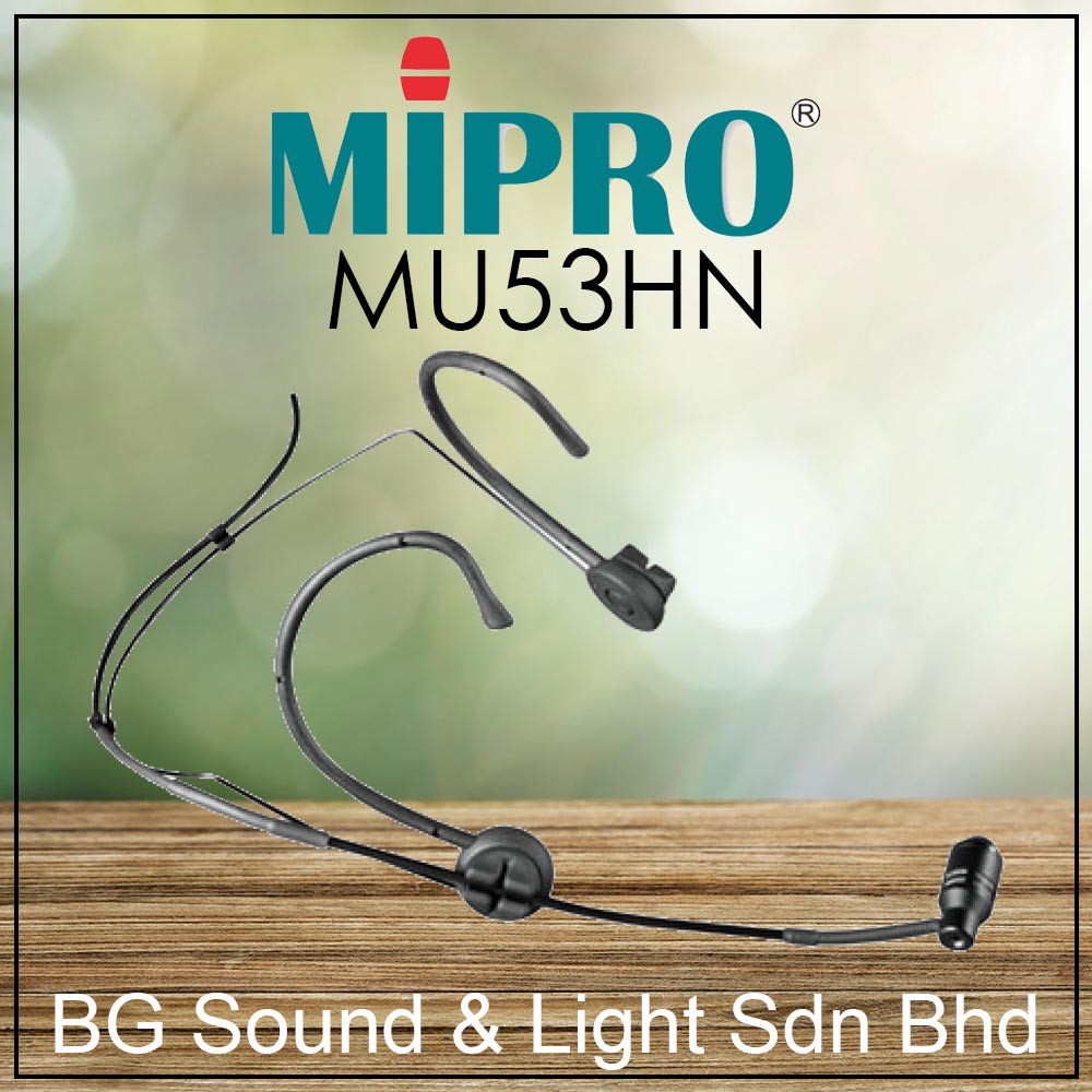 優れた品質 MIPRO by Comodo 単一指向性 ヘッドセット型マイク MU-53HN