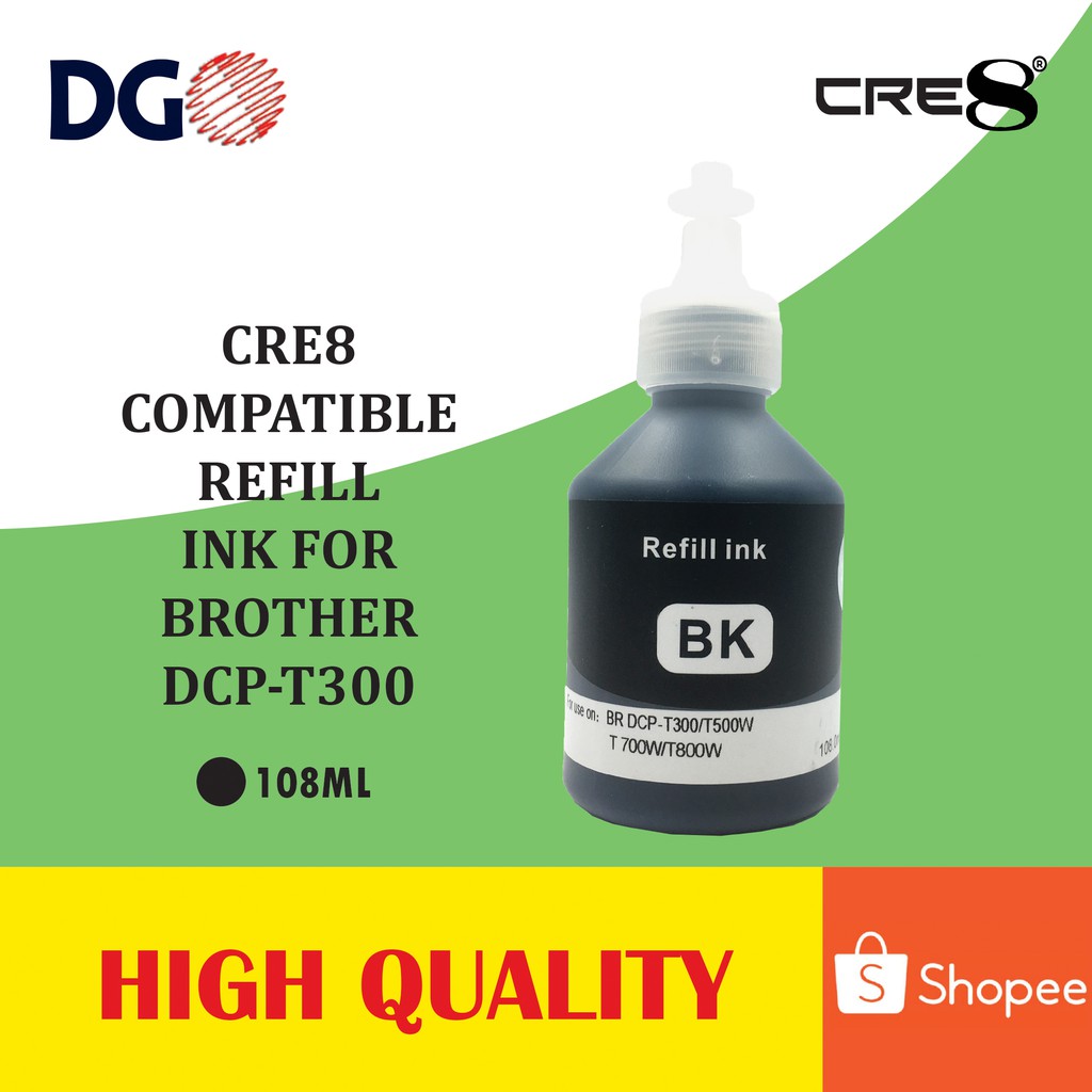 CRE8 COMPATIBLE REFILL INK FOR BROTHER DCP-T300 DCP-500W ...