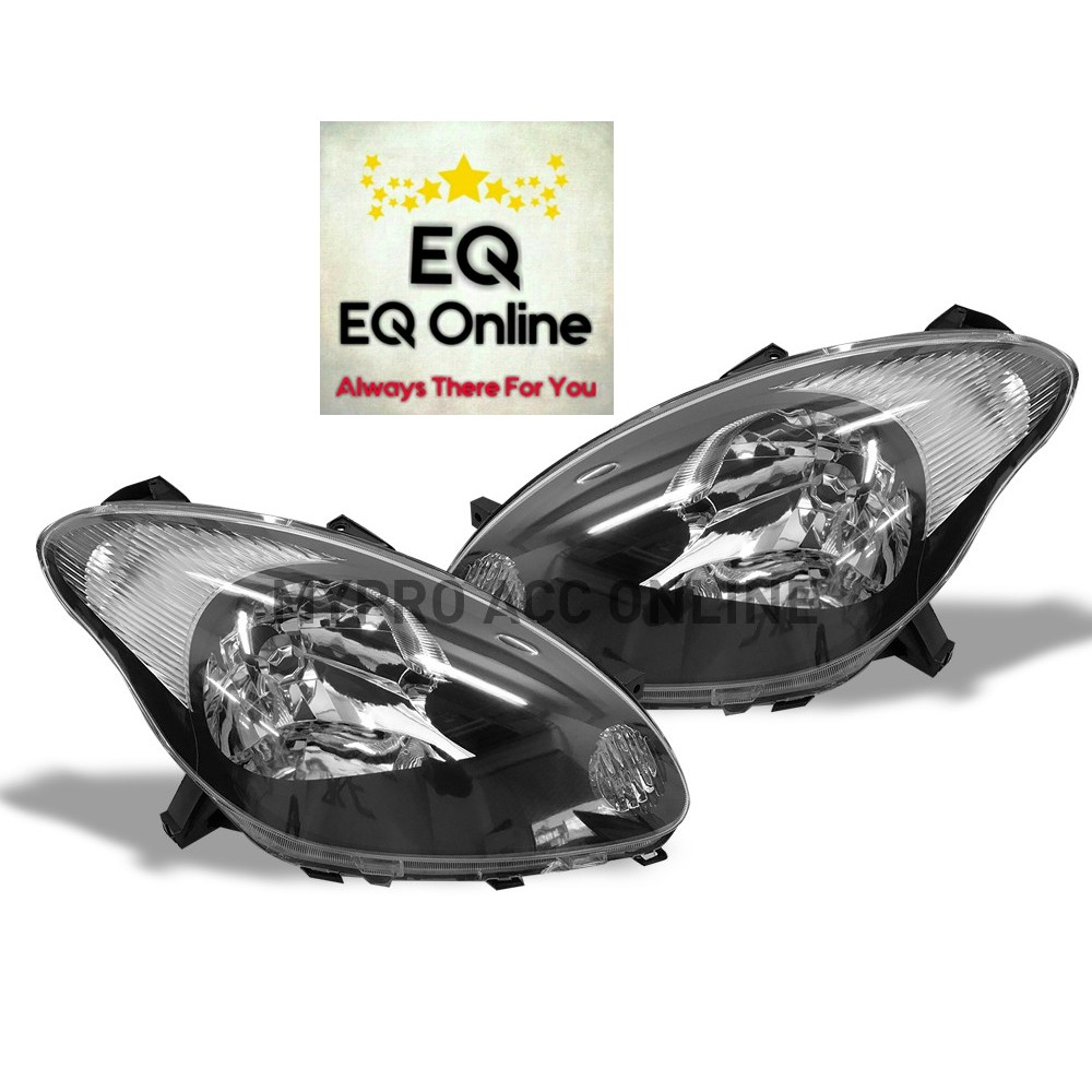 Perodua Myvi 08 Se SE2 Head Lamp Black (SEBELAH)  Shopee 