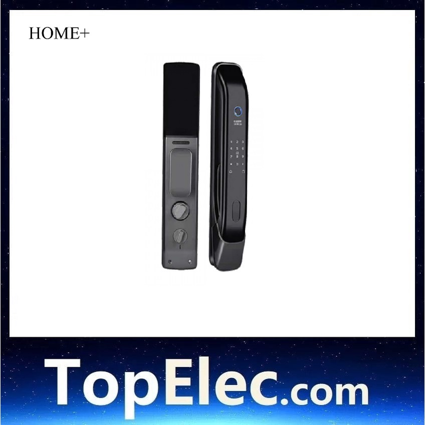 Home+ M8H Push&Pull WiFi Digital Lock l 6 Methods to Unlock l Wooden Door l Security Tuya App Topelec