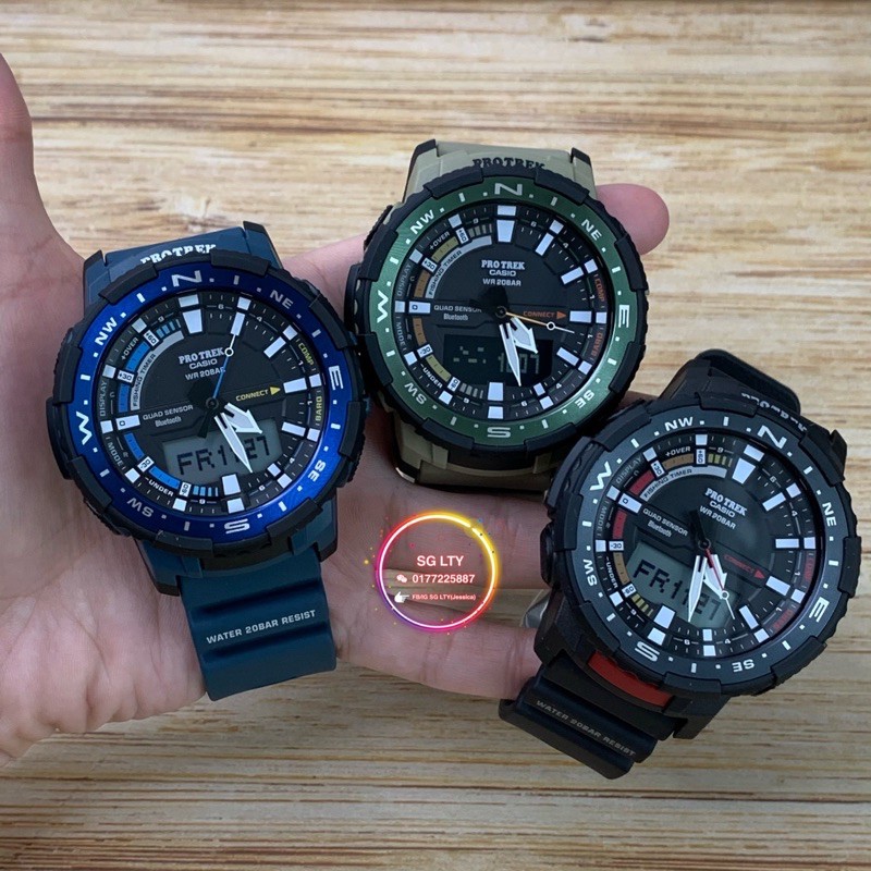 READY STOCK 100% ORIGINAL CASIO PROTREK PRT-B70 SERIES  PRT-B70-1/PRT-B70-2/PRT-B70-5