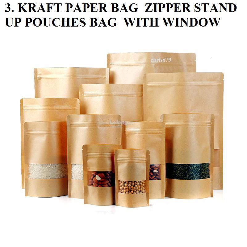 paper bag with zipper