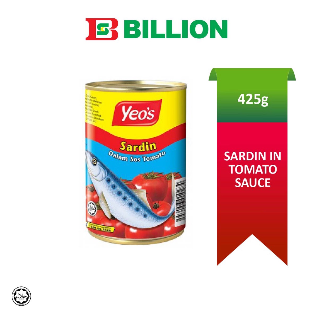 YEO'S Sardine In Tomato Sauce 425g Shopee Malaysia