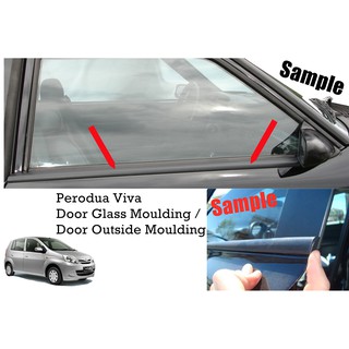 Perodua Viva Door Glass Moulding Front RH  Shopee Malaysia