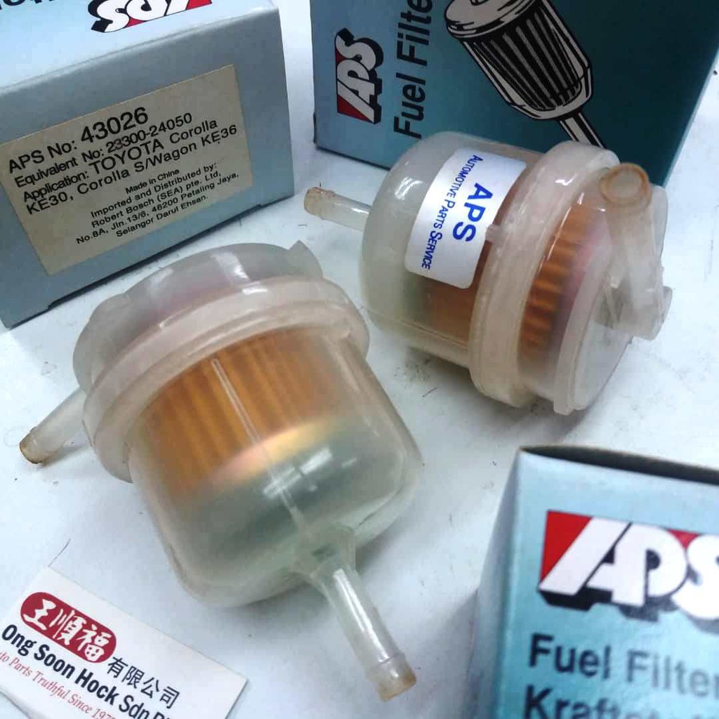 18 pcs Fuel Filter Toyota Corolla KE30 KE36 Bosch APS 43026 S Wagon OE