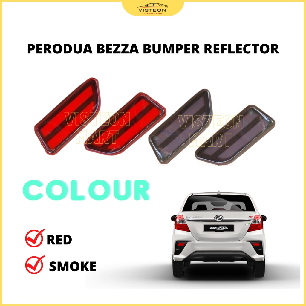 Perodua Bezza Running Rear / Bumper Reflector 1set 2PCS | Shopee Malaysia