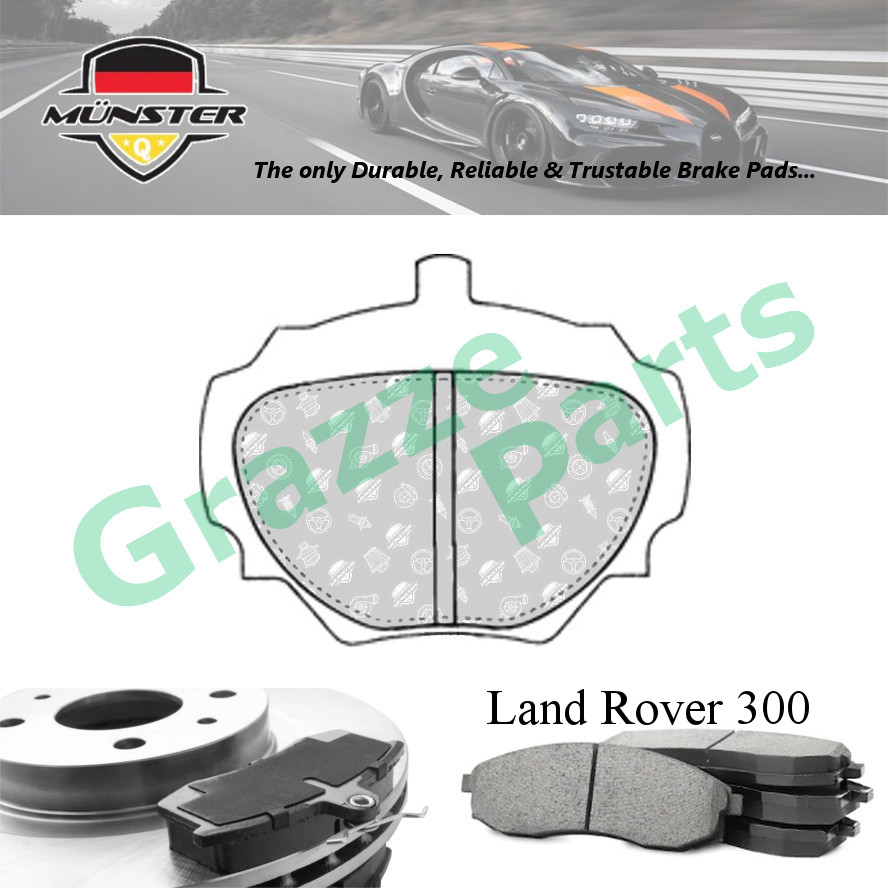 Münster Disc Brake Pad Rear Land Rover Defender 300 2.5 TDI 1990-1998 11L Discovery I 2.5 TDI SUV 3.9 1990-1999 12L - 1