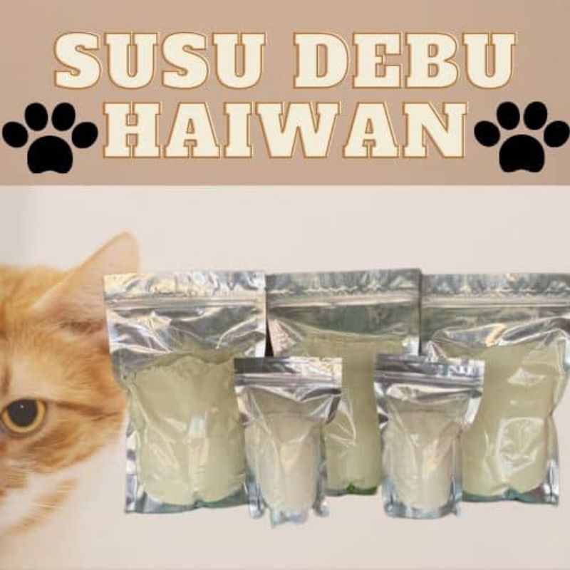 Susu Haiwan Debu Sesuai Untuk Haiwan Kesayangan Anda Seperti Kucing Arnab Lembu Kambing Dan Lain2 Shopee Malaysia