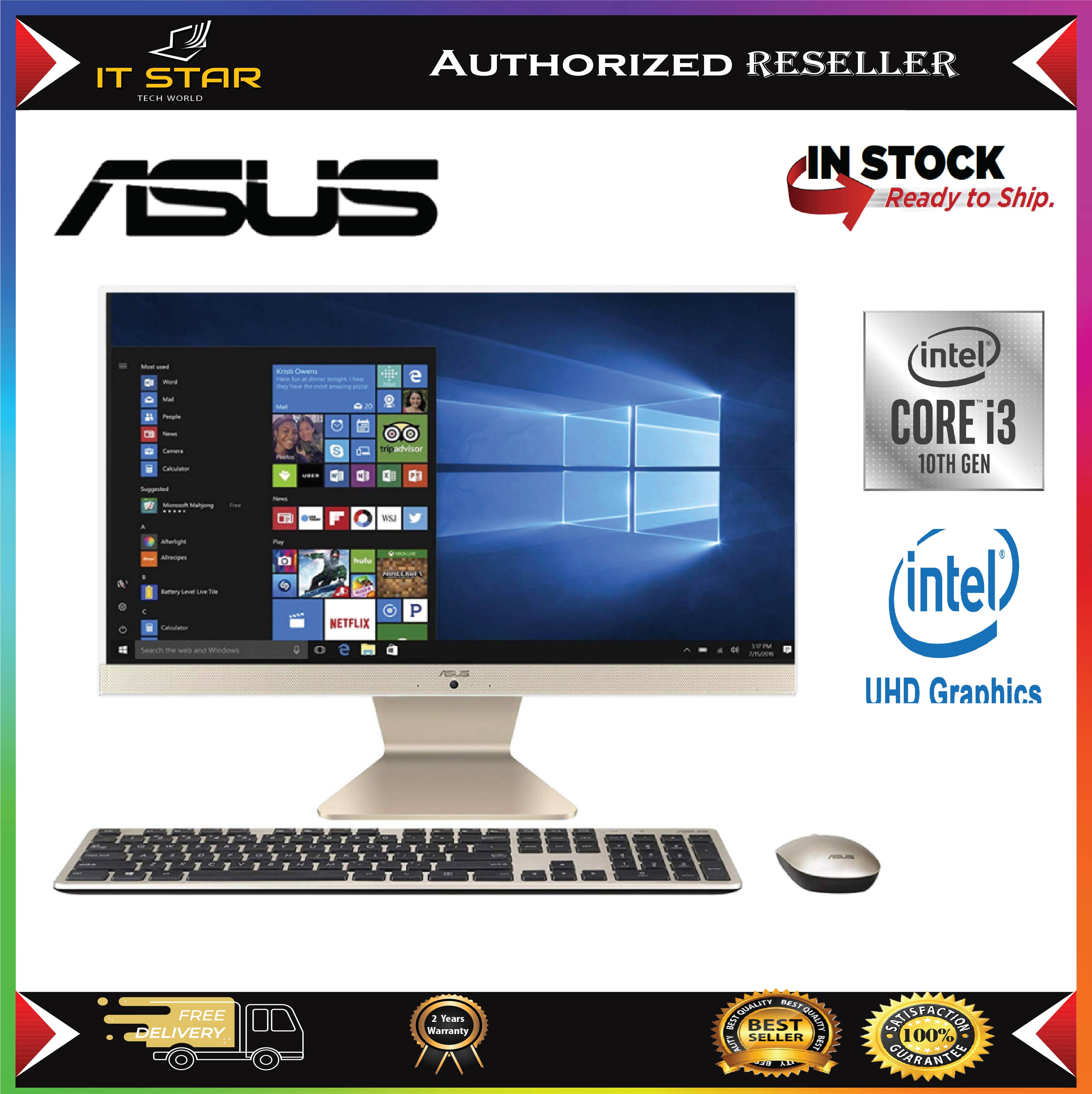 PC ASUS Vivo V222FA Tout-en-un 22" I3 10ème Gen, 4Go RAM, 256Go SSD, W11 Pro (très Bon état)