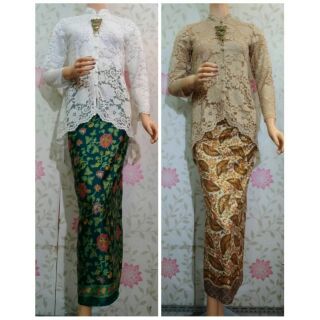 Lace Kebaya  Pareo Batik  by Erd Shopee  Malaysia