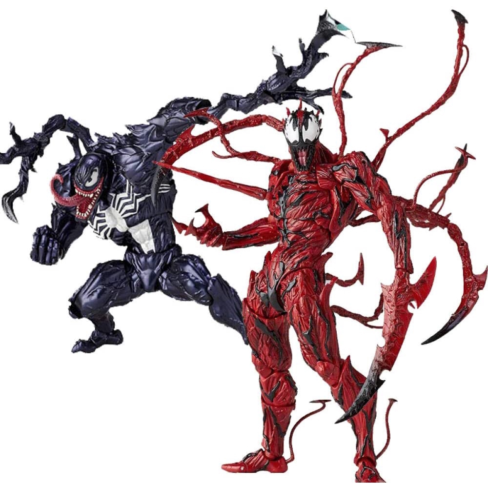 Brock Revoltech Marvel Spider-Man Venom Edward PVC Action Figure Model Toys Gift 