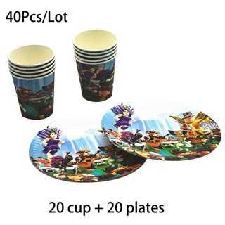 Game Roblox Themed Party Supplies Event Decor Disposable Tableware Set Cup Plate Pennants For Children Happy Birthday Decorate Shopee Malaysia - virtual reality roblox new hot banner table cloth party supplies for children balloons birthday decorations disposable tableware aliexpress