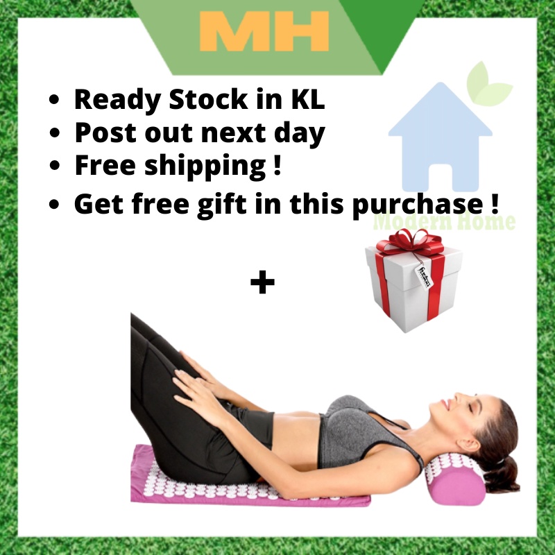 MH Acupuncture Back Pain Neck Massage Pillow Shakti Mat Back Massage