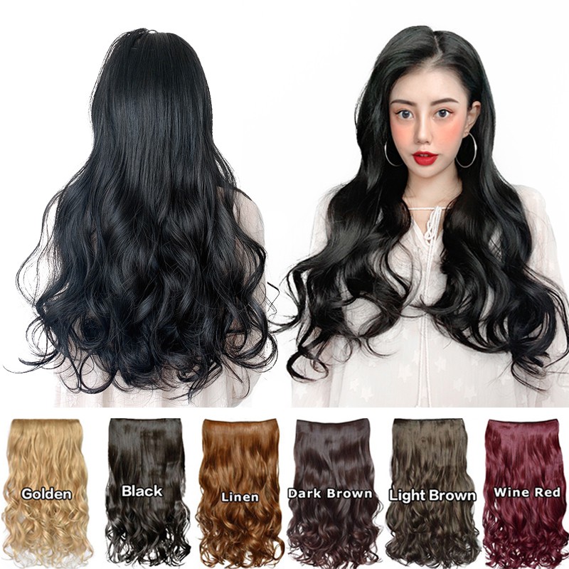 Real Thick Clip In Hair Extensions Long Full Head Hair Extention 5