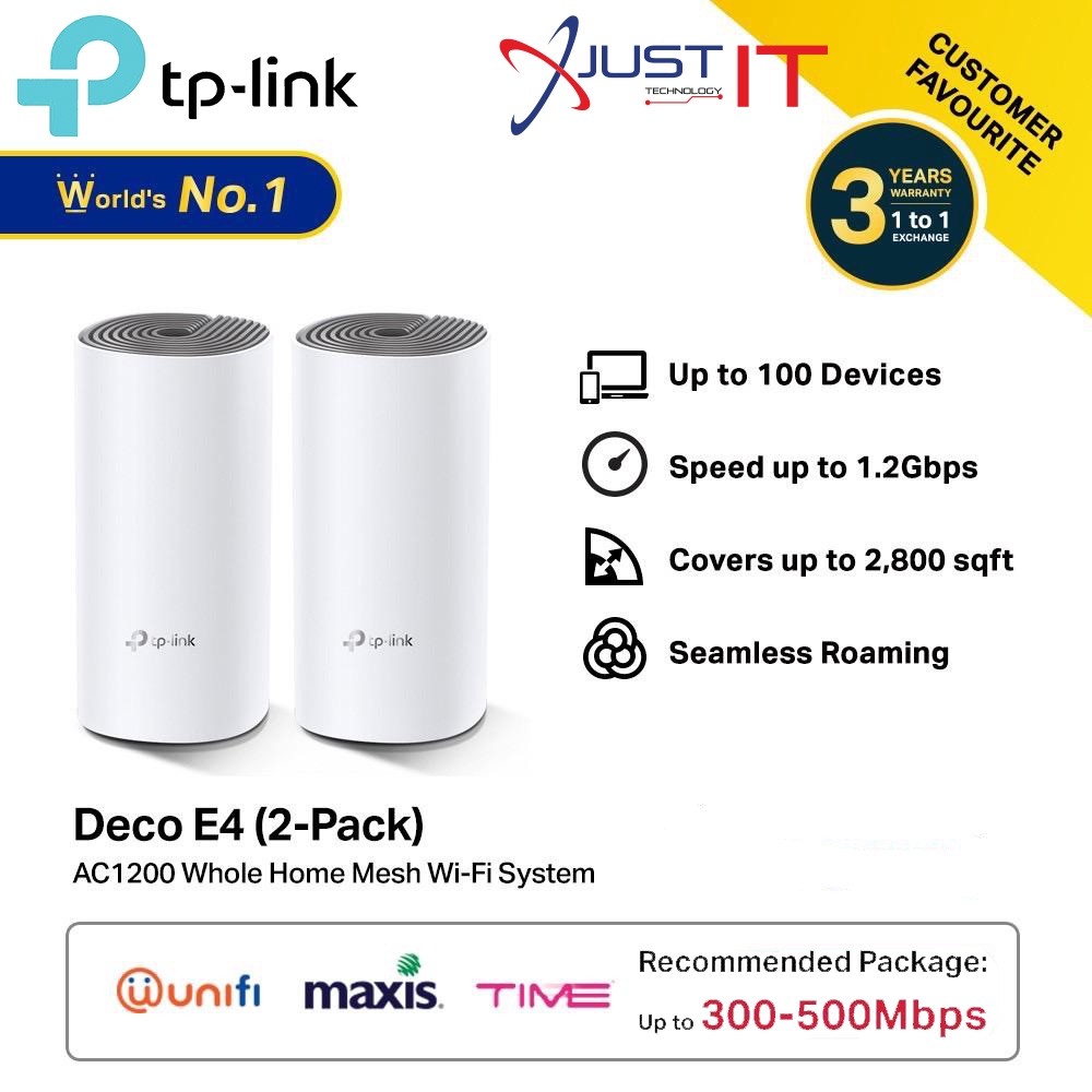 Бесшовный mesh роутер tp link deco e4 обзор