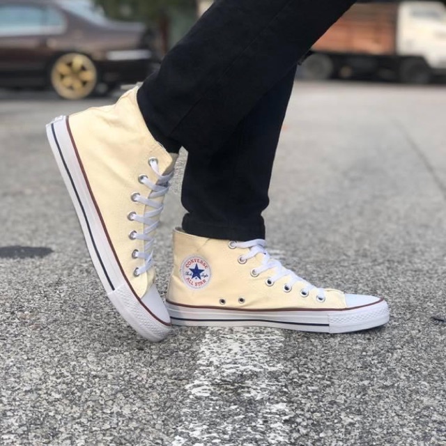 converse cream high cut