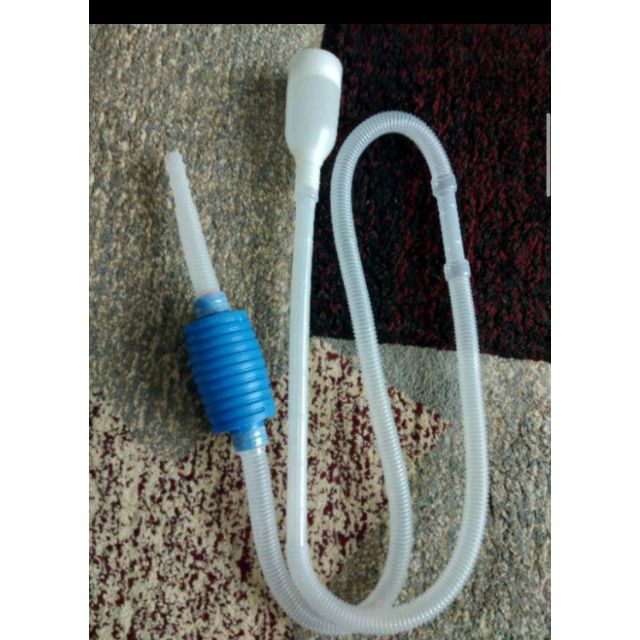 Aquarium hand pump water clean changer penyedut kotoran 