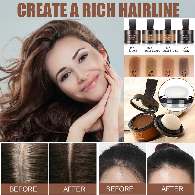 Hair Fluffy Powder Instantly Black Root Cover Up Natural Instant Hair Line  Shadow Black full Hair Concealer Coverage | Shopee Malaysia